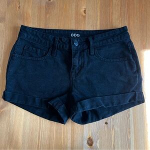BDG Mid-Rise Black Shorts